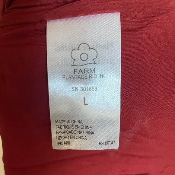 Farm Rio Delicate Leaves Maxi dress NWT - Picture 7 of 10